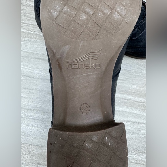 Dansko Livie Slip On Burnished Leather Saddle Loafer Women's Size 38 - Picture 9 of 13